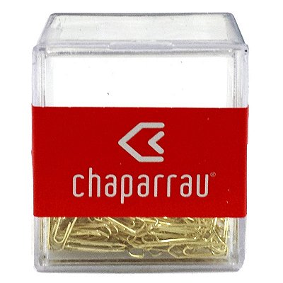 Clips para Convite Nº5 Dourado Chaparrau CX C/100 UN