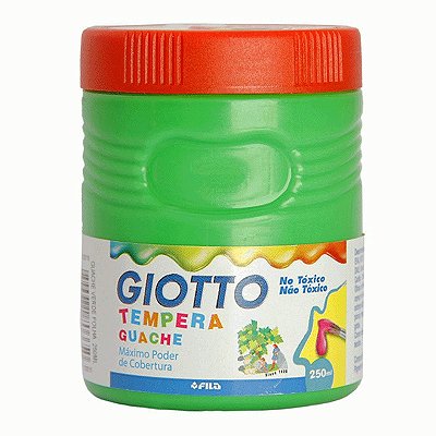 Tinta Guache 250ML Verde Giotto