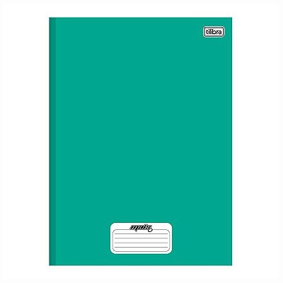 Caderno Universitário Costurado Brochurão 96Fls Mais  Verde Tilibra