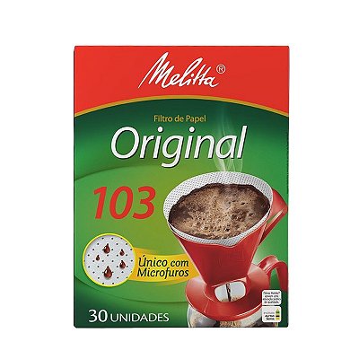 Coador de Café 103 Melitta com 30 Unidades