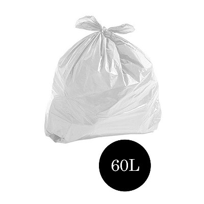 Saco de Lixo Comum Leitoso 60LTS PCT C/100 UN