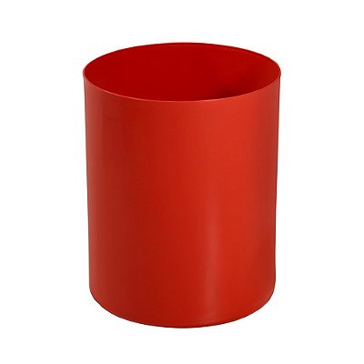 Cesto de Lixo Vermelho Escritório JSN EB1V 29cm