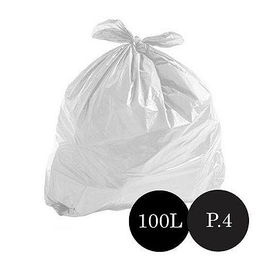 Saco de Lixo Leitoso P.4 100LTS PCT C/100 UN