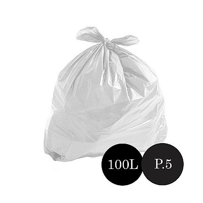 Saco de Lixo Leitoso P.5 100LTS PCT C/100 UN