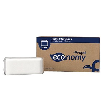 Papel Interfolha 2D Branco C/2000 Propel Economy 100% Celulose 22x20,7