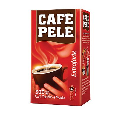 Cafe em Pó 500g à Vácuo Pelé Extra Forte