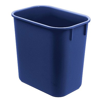 Cesto de Lixo P/ Escritório Plástico 12L Azul  571.4 Acrimet