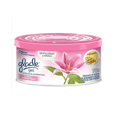 Desodorizador Glade Gel Floral Perfection 70g