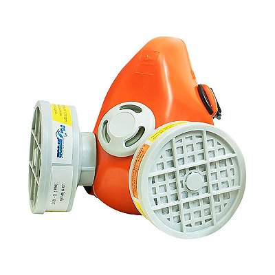 Respirador Semifacial Saída Para 2 Filtros - CA 39429