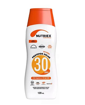 Protetor Solar Nutriex FPS 30 120g Uso Profissional