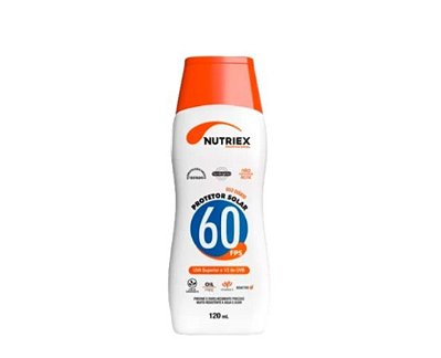 Protetor Solar Nutriex FPS 60 120g Uso Profissional
