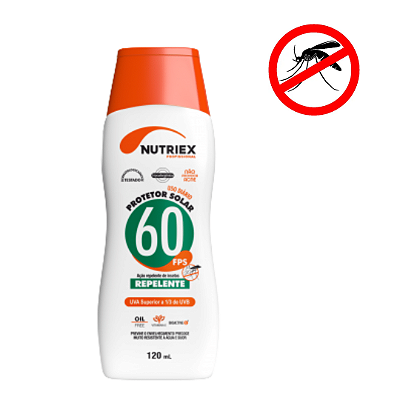 Protetor Solar Nutriex FPS 60 120g Sem Repelente