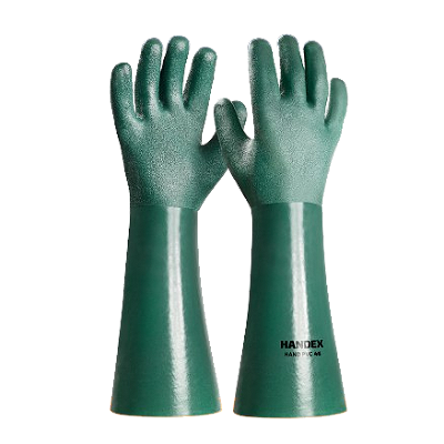 Luva de Segurança Hand PVC 46 Palma Áspera - CA 49465