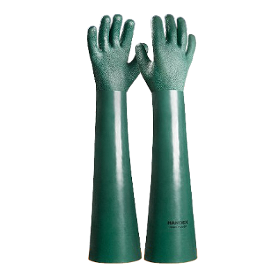 Luva de Segurança Hand PVC 66 Palma Áspera - CA 49465