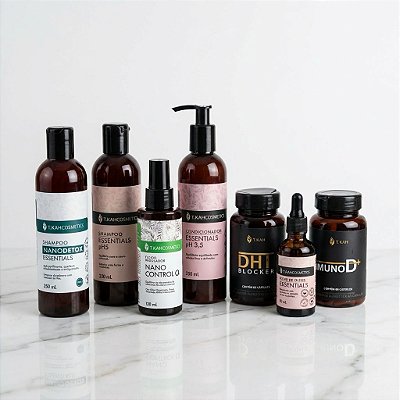 Couro cabeludo inflamado e seborreico homecare