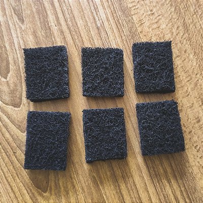 Kit Extra 6 Esponjas Filtrantes de Carvão Ativado para Fonte Bebedouro Gato é Vida® (modelo novo)