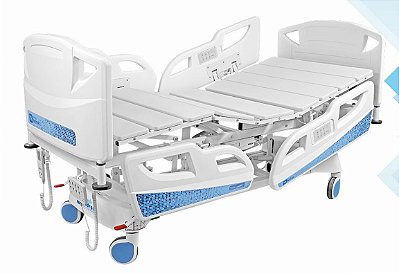 Cama fowler motorizada para obeso com 4 motores e balança - até 380 kg