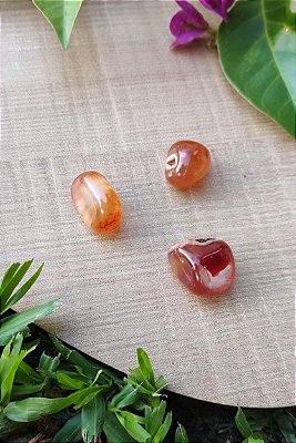 Pedra Rolada Cornalina  - Motivação e vitalidade