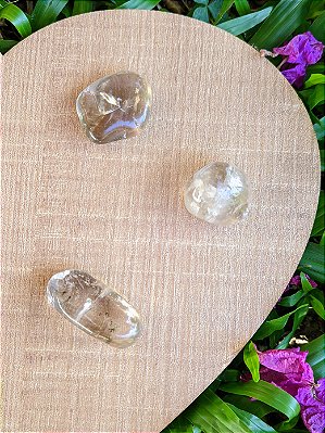 Pedra Rolada Citrino - Prosperidade e Realização