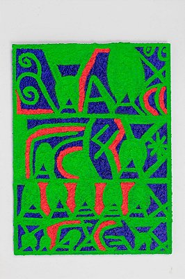 Pintura original. Título: Experimentação Estética N• 166