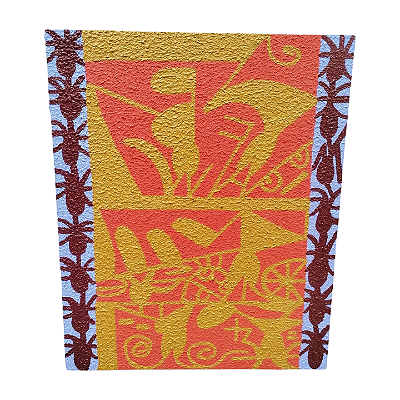 Pintura original. Título: Experimentação Estética N• 124