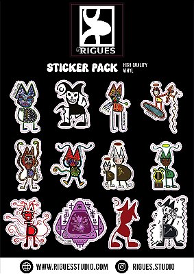 Sticker pack RIGUES N•1