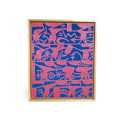 Pintura RIGUES Original. Título: Experimentação Estética N• 104