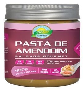 Pasta de Amendoim Integral Salgada com Sal Rosa do Himalaia 500g Pasta de Amendoim Integral Salgada com Sal Rosa do Himalaia 500g