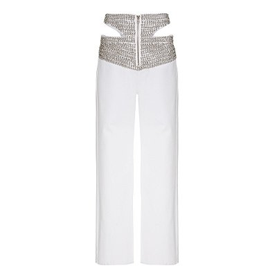 Calça Asa Delta Brilho Off White