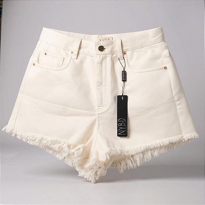 SHORTS JEANS OFF WHITE