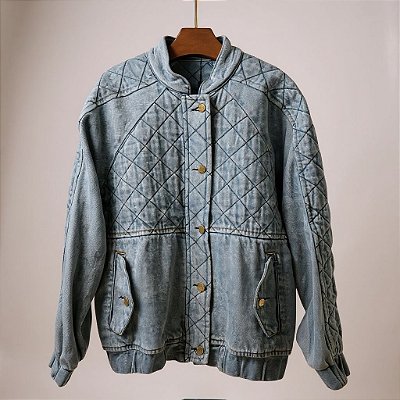 Jaqueta Matelasse Jeans