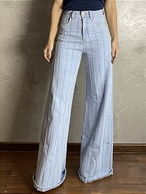 Calça Nervuras Super Clara