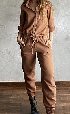 MACACÃO CAMISA CHOCOLATE