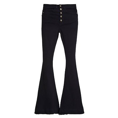Calça Flare High Waisted Preta