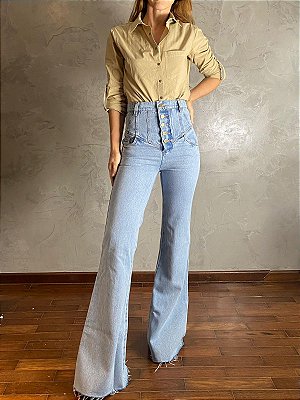 Calça Espadrille marmorizada