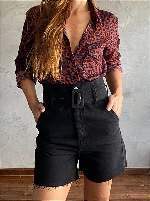 Shorts Safari Preto