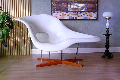 la chaise - Charles e Ray Eames em fibra de vidro