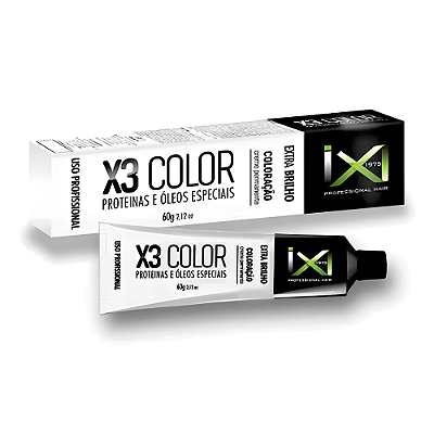 X3-COLOR 5.0 Castanho Claro – Coloração com Brilho, Nutrição e Cobertura Total