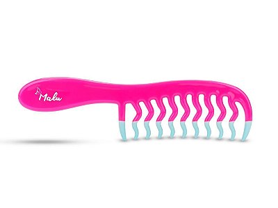 Pente MALU Antifrizz para Cachos e Ondas – Prático, Leve e Eficiente