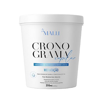 Máscara Malu Hidratação 200g – Fios Resistentes e Macios com Vitaminas