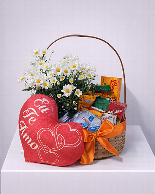 Cesta Café da Manhã Amor em Cada Detalhe