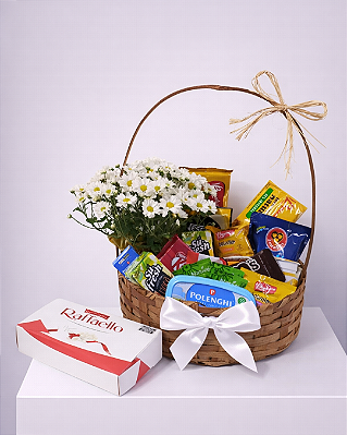 Cesta Café da Manhã Jardim de Afeto