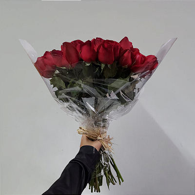 Buquê Apaixonante - 50 Rosas Vermelhas