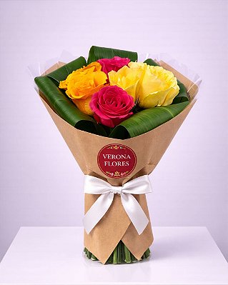 Buquê Rosa Tropical