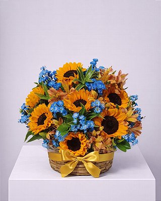 Cesta Girassol Energia Viva