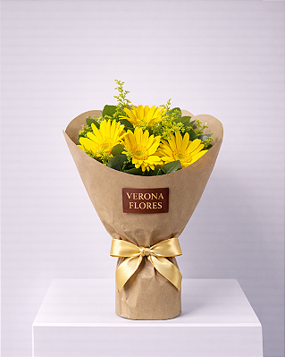 Buquê Brilho Dourado