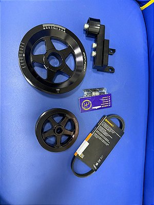 Kit Polia De Motor De Fusca Iron Fort Black