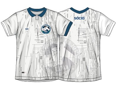 Camiseta Dry Fit Polo Branca [Sócios]