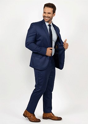 Terno Slim Masculino - Azul Navy PV OC2094
