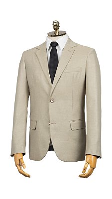 Terno Slim Masculino - Kaki Poliviscose OC2263 6266